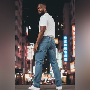 Wrangler Light Blue Carpenter Jeans